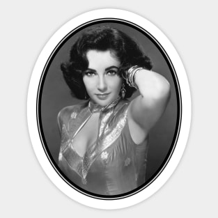 Elizabeth Taylor: Glamourous Sophistication Sticker